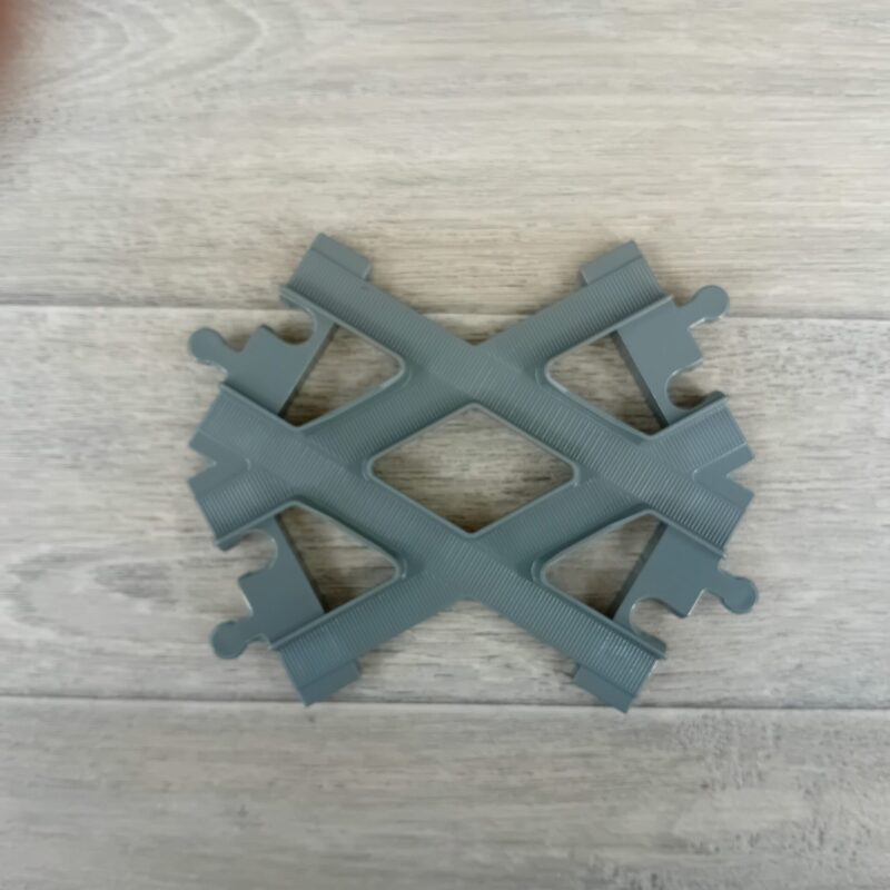 Duplo kruising - donkergrijs