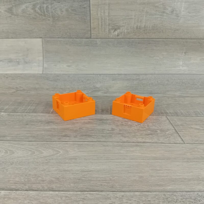 Duplo oranje container krat