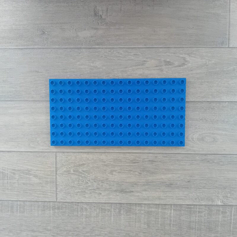Duplo blauwe bouwplaat 8 x 16 nops