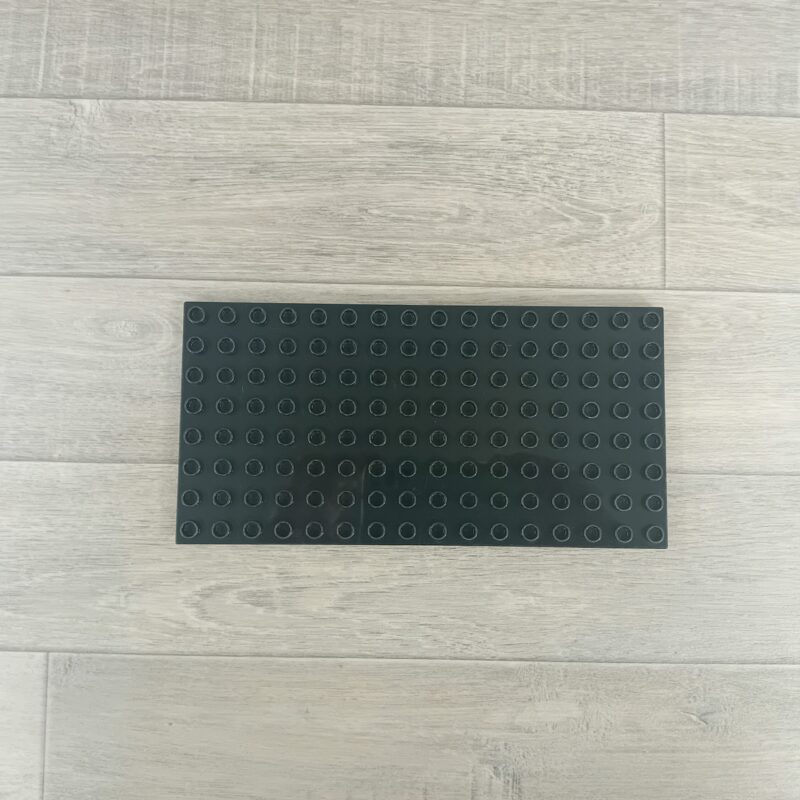 Duplo zwarte bouwplaat 8 x 16 nops