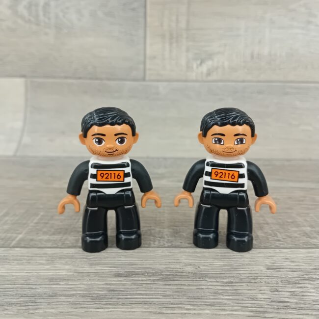 Lego Duplo poppetje man boef 92116