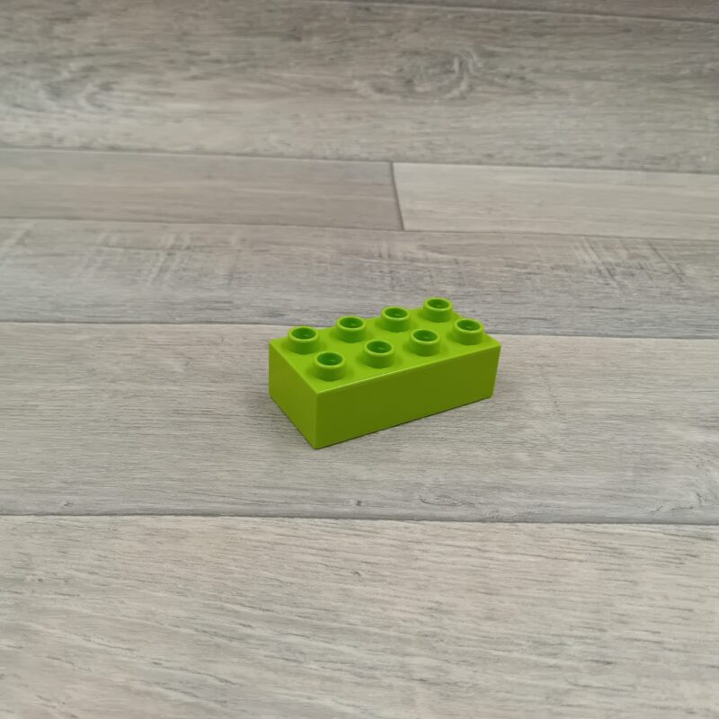 Duplo 8 nops blok limoengroen