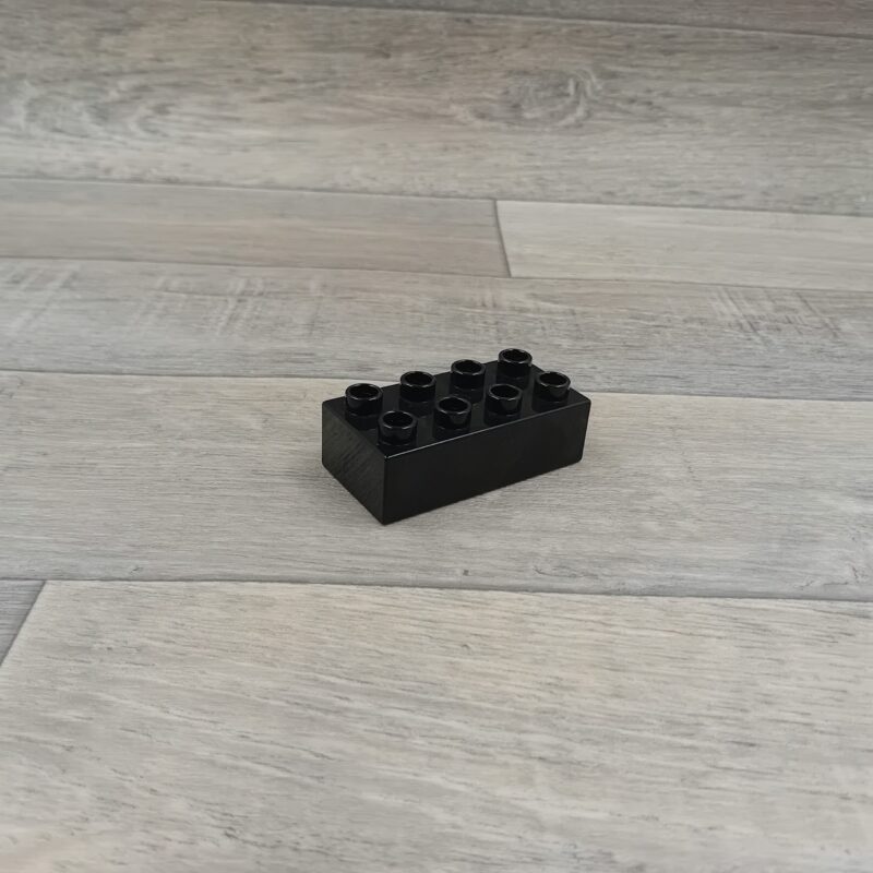 Duplo 8 nops blok zwart