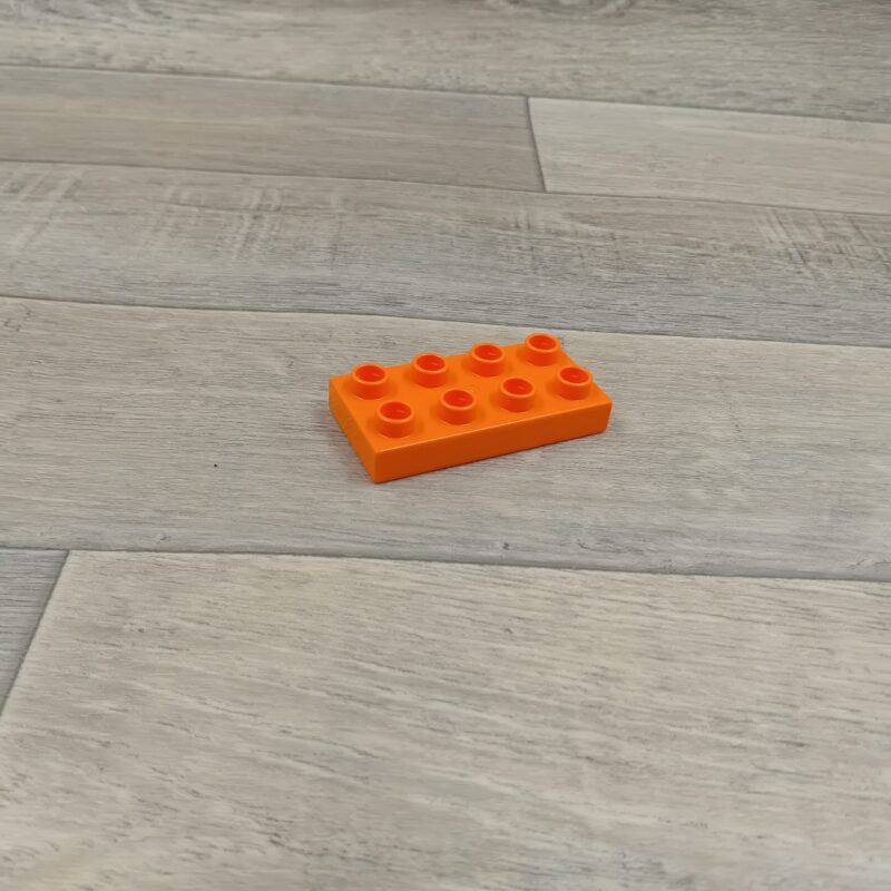 Duplo 8 nops blok plat oranje