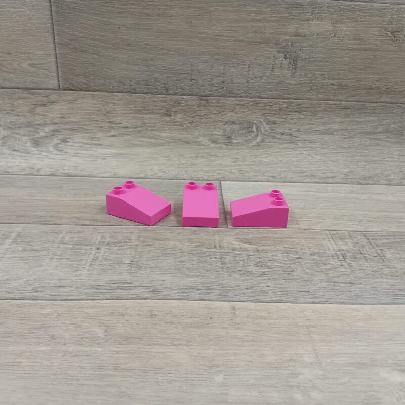 Duplo 2 nops blok dak donkerroze
