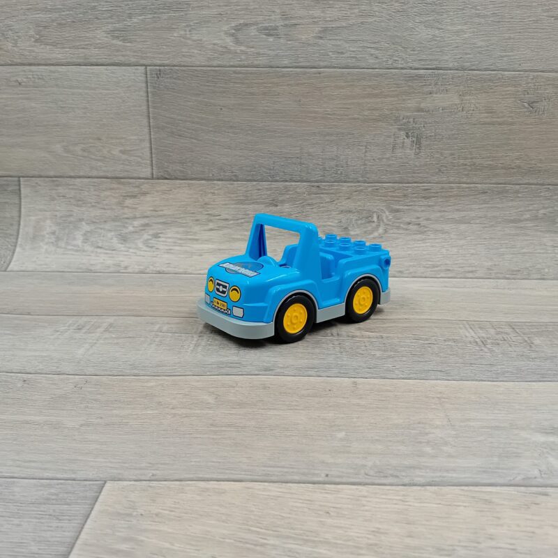 Donker medium azuurblauwe auto Jurassic World