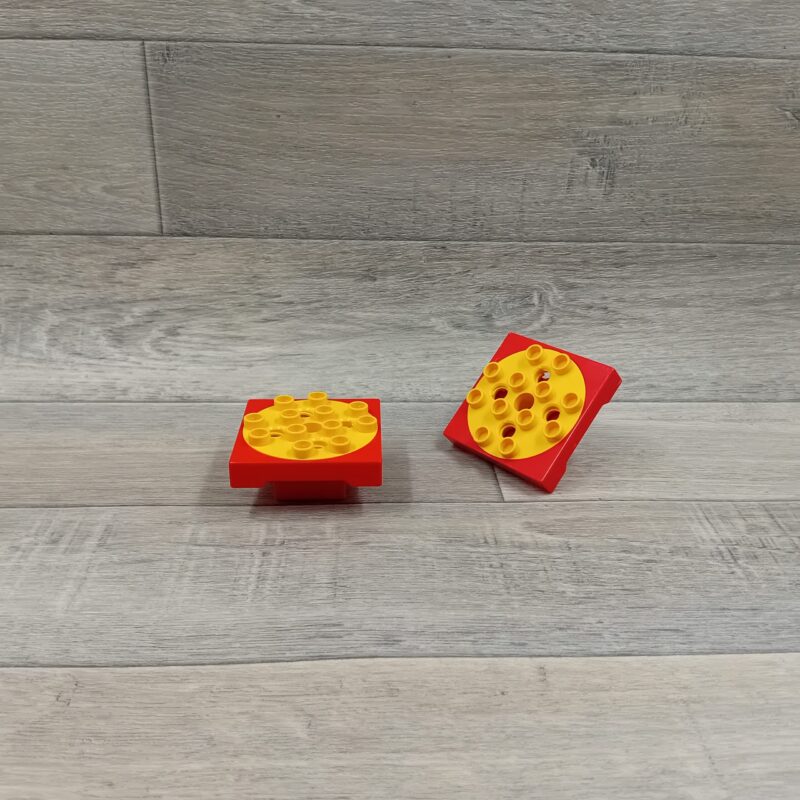 Duplo technisch duplo toolo rood/gele draaischijf