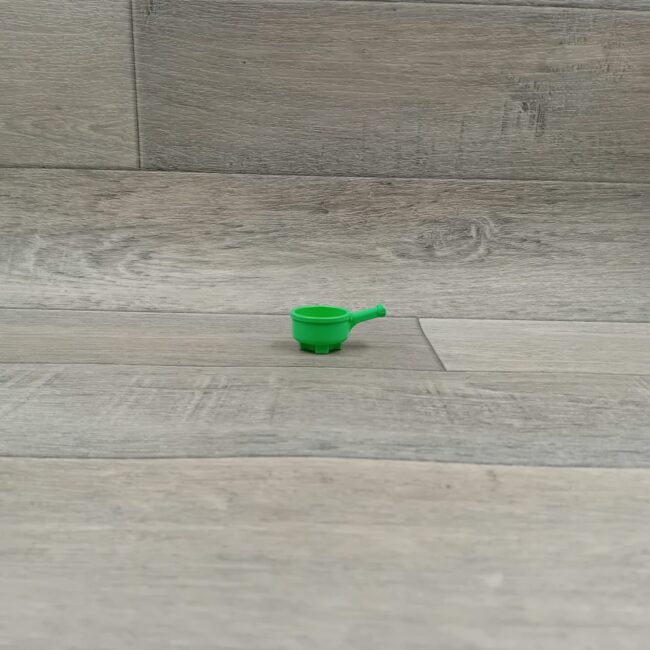 Duplo mintgroene steelpan