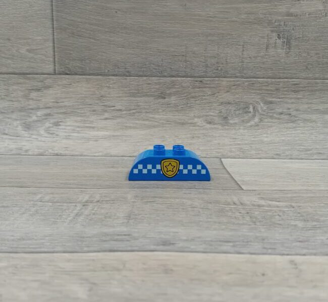 Duplo blok met afbeelding blauw politiebureau