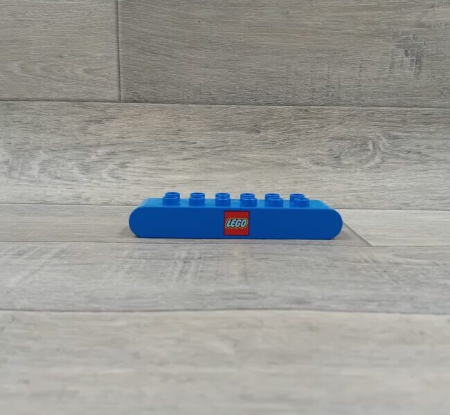 Duplo blok met afbeelding blauw LEGO