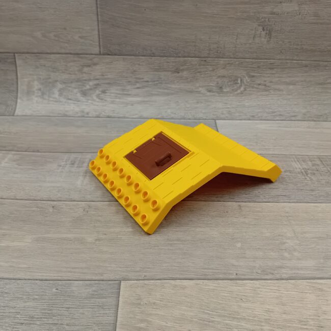 Duplo geel dak van de boerderij