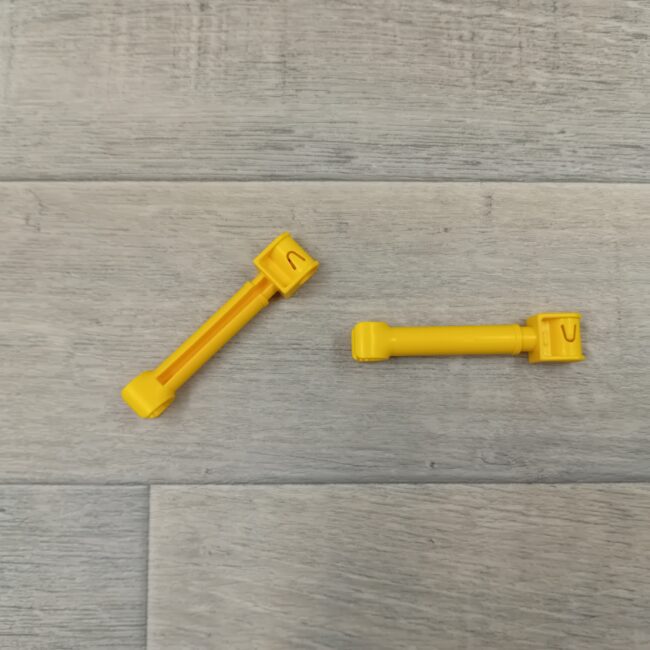 Duplo gele scharnierarm