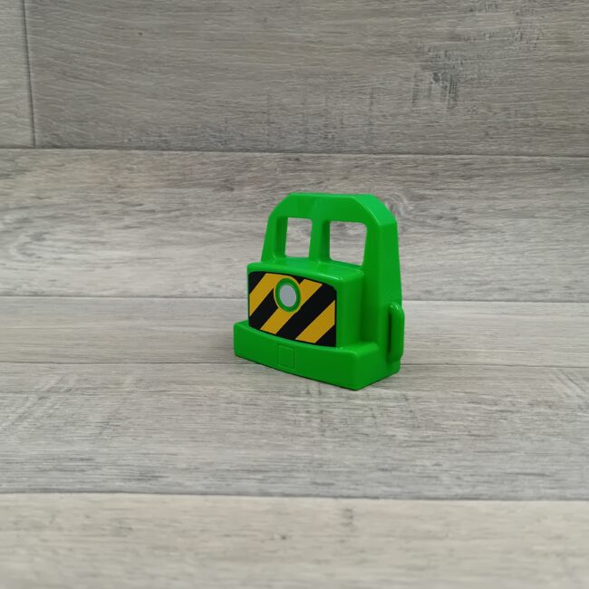 Duplo felgroene trein locomotief voorkant