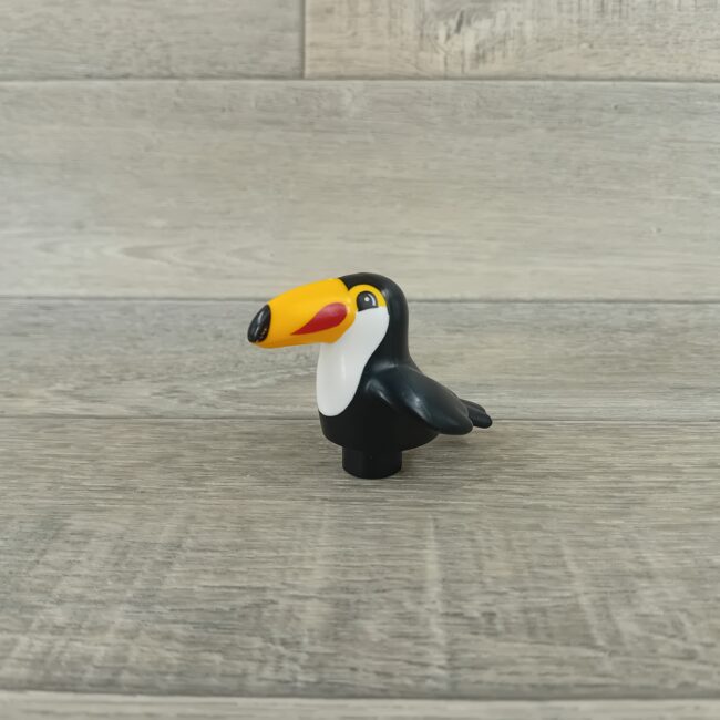 Duplo dieren zwarte toekan / vogel