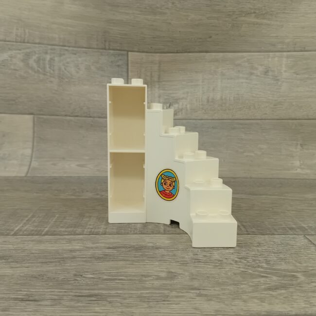Duplo witte draaitrap wenteltrap