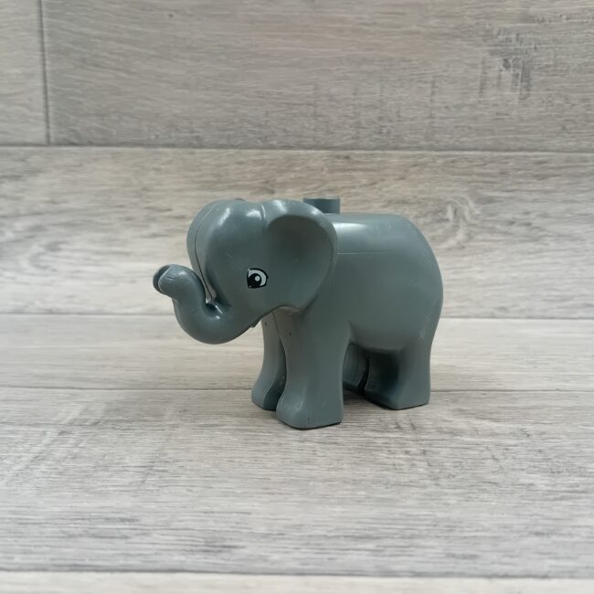 B-KEUZE Duplo dieren donkergrijze olifant