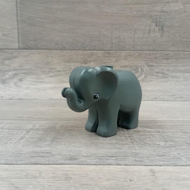 B-KEUZE Duplo dieren donkergrijze olifant
