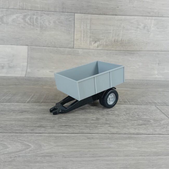 Duplo grijze aanhanger met zwart onderstel