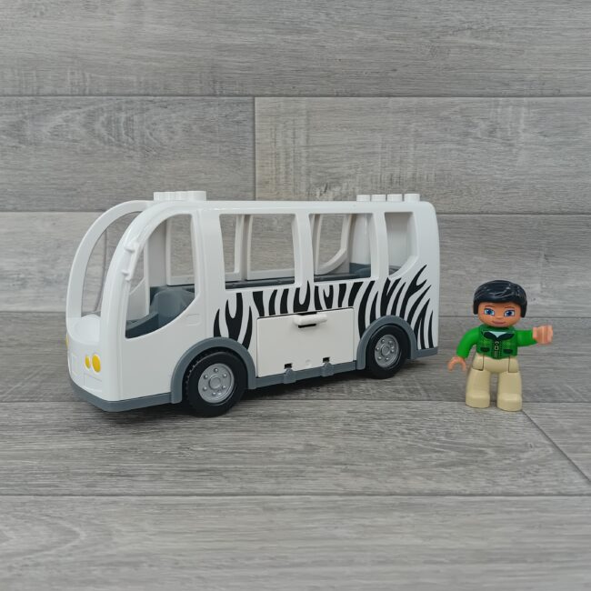 Duplo safari bus met chauffeur